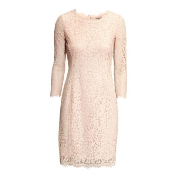 h&m pink lace dress H&M | Dresses | Light Pink Lace Dress From Hm